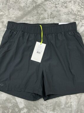 Craft Adv Essence 2 In 1 Stretch Shorts Men’s Medium Black lined Training NEW
